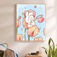 ราคา ภาพวาดสีน้ํามันดิจิตอลทําเองระบายสีภาพวาดสีน้ํามันที่เรียบง่ายมือวาดบรรจุภาพวาดรักษาขั้นสูงที่ทําด้วยมืออะคริลิภาพวาดตกแต่ง (43724852534)