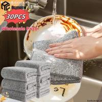 ราคา RcynviewCOD30pcs ผ้าทําความสะอาดไมโครไฟเบอร์, ผ้าขนหนูจานอเนกประสงค์สําหรับห้องครัว, แผ่นทําความสะอาดรถยนต์และบ้าน, ผ้าเช็ดจานแบบใช้ซ้ําได้ BloomEssence [COD] (28340112282)