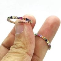 ราคา - แหวนพิรอดเงินแท้ 92.5% ฝังพลอยนพเก้านำโชค ฝังรอบวง หน้าแหวนกว้าง 2 มิล เคลือบทองคำขาวแล้วครับ (18405803913)