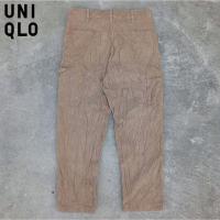 ราคา UNIQLO กางเกงลูกฟูก ช่างไม้ ครีมยูนิโคล่ (41261760858)