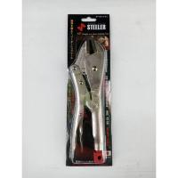 ราคา STEELER คีมล็อคปากตรง 10" รุ่น ST-2810-SJ เพิ่มแรงล็อคให้มากยิ่งขึ้นด้วยระบบการขันน็อต ของแท้100% (29660190914)