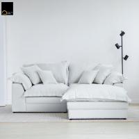 ราคา RENITA HOME โซฟารุ่น RAVENNA แบบ 2 ที่นั่ง และ สตูล เบาะนั่งเสริมใยขนห่านเทียม (40106789882)