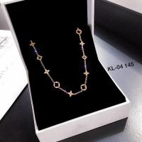 ราคา BVLGARI ใหม่ล่าสุดสร้อยคอไทเทเนียม ANTI-RUST และ Anti-ALLERGIES\ADULT สร้อยคอผู้หญิง 18-24K GOLD PLATED WEAR SIMPLE TITANIUM สร้อยคอสแตนเลสที่สวยงาม\UL สไตล์ LOCK (27615243502)