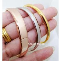 ราคา กำไลเกลี้ยง ทอง 18k อิตาลี่ (ไม่ลอก ไม่ดำ ไม่แพ้)​ (3681758624)