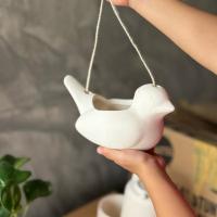 ราคา กระถางนกแขวน ช่องปลูกกว้าง 2.3*2.0 นิ้ว พร้อมเชือกห้อย (43152712189)