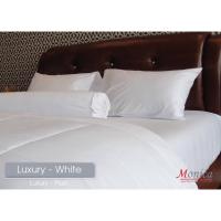 ราคา Monica Bedding ชุดผ้าปูที่นอน ผ้า Cotton Satin แท้ 100% 500และ700 เส้นด้าย รุ่น White(ขาวเรียบ) (13355780471)