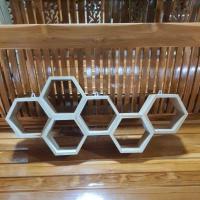 ราคา ชั้นวางของเอนกประสงค์ ชั้นวางของไม้สัก ชั้นวางของติดผนัง (29920972026)