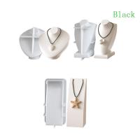 ราคา เครื่องประดับซิลิโคนสีดํา Mould ชุดอุปกรณ์งานฝีมือสร้อยคอจี้แสดงไอเดียตกแต่งบ้านสไตล์มินิมอล (44500886410)