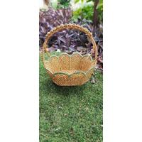 ราคา พร้อมส่ง(ตามรูป)!! ตะกร้าสานจากเชือกมัดฟาง งานแฮนเมค (23448053261)