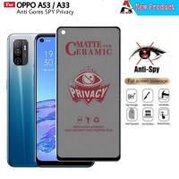 ราคา กระจกนิรภัย OPPO A53 A33 Full Cover Ceramic Anti Spy (27342106667)