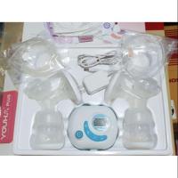ราคา เครื่องปั้มนมไฟฟ้า youha plus YH8804+เครื่องปั๊มนมคู่ สีฟ้า (1867322758)