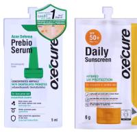ราคา HOT(ซอง) OXE'CURE อ๊อกซีเคียว แอคเน่ ดีเฟนส์ พรีไบโอ เซรั่ม / เดย์ลี่ ซันสกรีน ครีมกันแดด (41500893131)