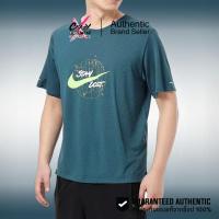 ราคา เสื้อวิ่ง Nike Dri-Fit Miler Wild Run ของแท้ 100% (DA0217-393) ลิขสิทธิ์แท้ Nike เสื้อออกกำลังกาย (42351218427)