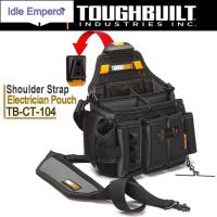 ราคา ToughBuilt Electrician Bag TB-CT-104 + สายสะพายไหล่ 25 ช่อง & สายรัด สีดํา นาฬิกาจัดระเบียบ (28592746612)