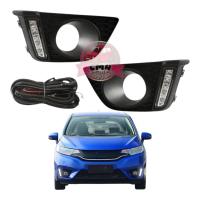 ราคา ฝาครอบ ไฟตัดหมอก ไฟเดย์ไลท์ DRL LED HONDA JAZZ ฮอนด้า แจ๊ส 2014 - 2016 (43002753227)