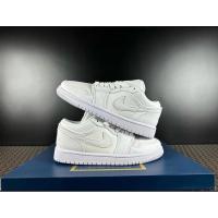 ราคา รองเท้ามือสองNike Jordan 1 Low’Triple White’ (22572785593)