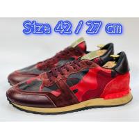 ราคา VALENTINO GARAVANI ROCKRUNNER CAMOUFLAGE-PRINT CANVAS, LEATHER AND SUEDE SNEAKERS - MULTI (10947040007)