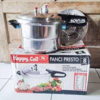 ราคา 8 ลิตร HC Pressure Cooker หม้อความดันอเนกประสงค์ 24 ซม. พร้อมปลากันสนิมและกระดูกไก่ (21710357721)