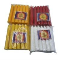 ราคา เทียนไขไหว้พระ สีขาว สีเหลือง สีแดง สีเหลืองเข้ม เทียนไข ไหว้เจ้า (6629141940)