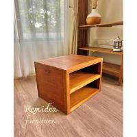 ราคา ชั้นวางรองเท้า 2 ชั้น ไม้สัก ขนาด 40 x 50 x 35 cm. (44464096415)