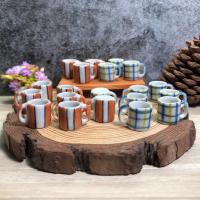 ราคา [02]แก้วกาแฟเซรามิกจิ๋วสีขาวเพ้นส์ลาย #ของจิ๋ว #miniature (26951792113)