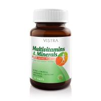 ราคา Vistra Multivitamins & Minerals Amino 30 TAB วิสทร้า มัลติวิตามินมิเนอรัล วิตามินรวม 1 ขวด[261] (1972430340)