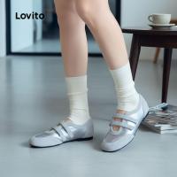 ราคา Lovito รองเท้าบัลเล่ต์ลําลองสําหรับผู้หญิง LFA97048 (47950988158)