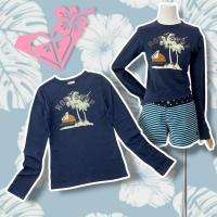 ราคา ROXY PRINTED ROXY SURF LONG SLEEVE สีกรม ผ้า cotton ยืด ผ้านุ่มค่ะ ไม่หนา ใส่สบาย (21480584822)