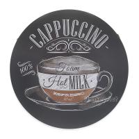 ราคา ป้ายสังกะสีวินเทจ Cappuccino Coffee (ปั๊มนูน) (1029807282)