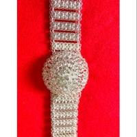 ราคา เข็มขัดเงินชุดไทยเพชรขาว เครื่องประดับชุดไทยสีเงิน (4817077001)