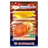 ราคา เมล็ดแตงไทยลูกกลม ทองไทย Musk Melon MT/OP-072 ตราภูเขาทอง เมล็ดแตงไทย เมล็ดผักสวนครัว เมล็ดพันธุ์ผัก (22255815688)