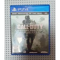 ราคา แผ่นเกม PS4 (มือ2) : CALL OF DUTY MODERN WARFARE REMASTERED (Z3/ASIA) (24908631439)