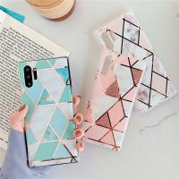 ราคา Plating Mable เคส Samsung Note8 Note9+ Note10 Plus Galaxy S7 Edge S8+ Splicing Soft TPU Case เคสกันกระแทก (4029269963)