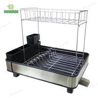 ราคา HANGROO TTD ชั้นวางจาน ที่วางจาน ที่คว่ำจานสแตนเลส ชั้นวางจาน 2 ชั้น และถาดรองน้ำพลาสติก (7644496424)