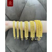 ราคา ทองแม่มะตูม ข้อมือโรมิโอ น้ำหนัก 2สลึง -10 บาท งานไมครอนเกรดพรีเมี่ยม (24668030652)