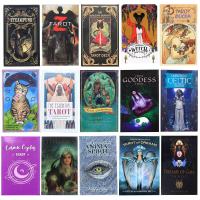 ราคา 400 เวอร์ชันภาษาอังกฤษไพ่ทาโรต์ไพ่ทาโรต์เกมกระดานการ์ดออราเคิลเกมเล่นไพ่คนเดียว (28586483357)