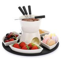 ราคา ชุดหม้อช็อกโกแลตฟองดูว์ 300มล. Chocolate Fondue Pot Set (28505045386)