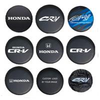 ราคา ฝาครอบยางอะไหล่รถยนต์เหมาะสําหรับ Honda CRV ฝาครอบยางอะไหล่ PVC Anti-Leather ยางฝาครอบป้องกันฝาครอบล้อรูปแบบโลโก้ (40975687757)