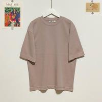 ราคา Uniqlo U ผ้า AIRism คอตตอน สีม่วงหม่น (28176615555)