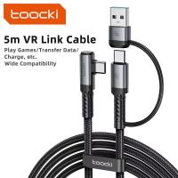 ราคา Toocki Toocki VR Streamline typec Elbow Link Data Cable Quest3 สายเชื่อมต่อสองในหนึ่งเดียว (27241820463)
