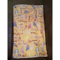 ราคา มือสอง ชุดที่นอนเด็กอ่อน ผ้าไมโครไฟเบอร์ attoon สีส้มอ่อน ลายนกฮูก (21384462854)