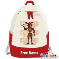 ราคา FNAF FIVE NIGHTS AT FREDDYS FOXY FNAF CHILDRENS BACKPACK ฟรีชื่อ (44076278898)