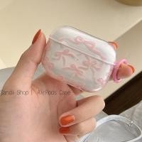 ราคา Simple โปร่งใสโบว์สีชมพู AirPods 4 สําหรับ AirPods 1/2/3/Pro/Pro2 กรณี AirPods 3 TPU Soft Apple ชุดหูฟังบลูทูธไร้สาย Anti drop AirPods 2Gen กรณี AirPods Pro2 AirPods กรณี (26877468461)