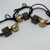 ราคา HVL ยางรัดผมหมูน้อยสีทอง 1 เส้น (6708858376)