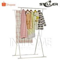 ราคา [ลดพิเศษ] InnHome ราวตากผ้า ราวแขวนผ้า อเนกประสงค์ ราวตากผ้าบาร์คู่ รองรับน้ำหนักได้ถึง 60 kg แข็งแรง ทนทาน รุ่น X52 (26284605495)