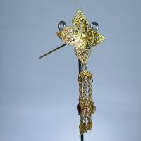 ราคา ปิ่นปักผมสีทอง ออเจ้า เครื่องประดับไทย เครื่องประดับผม ชุดไทย1 (1116637830)