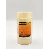 ราคา สก๊อตช์ เทปใส รุ่น 500 แกน 1 นิ้ว ขนาด18มม.x 33ม. (6ม้วน/แพ็ค)ขายยกแพ็ค (3951135041)