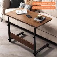 ราคา โต๊ะ โต๊ะคอมทำงาน โต๊ะคอมข้างเตียง มีให้เลือก 60/80 ซม มีล้อเลื่อนเคลื่อนที่สะดวกวางโน้ตบุ๊คได้ สไตล์โมเดิร์น มีล้อโต๊ะ (27701128109)