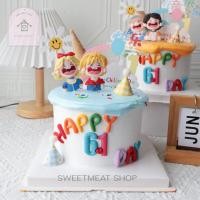 ราคา ตกแต่งวันเกิด เด็กอ้าปากหัวเราะ ตุ๊กตาเจ้าชาย ตุ๊กตาเจ้าหญิง เด็กผู้หญิง เด็กผู้ชาย แต่งเค้ก (23950532923)