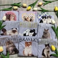 ราคา ขายดี ✅ เสื้อยืดลายน้องแมว ผ้า Cotton #ลายน้องหมา #ลายน้องแมว #ลายมินิมอล #เสื้อสีม่วงอ่อน #เสื้อสีม่วง (17251014387)